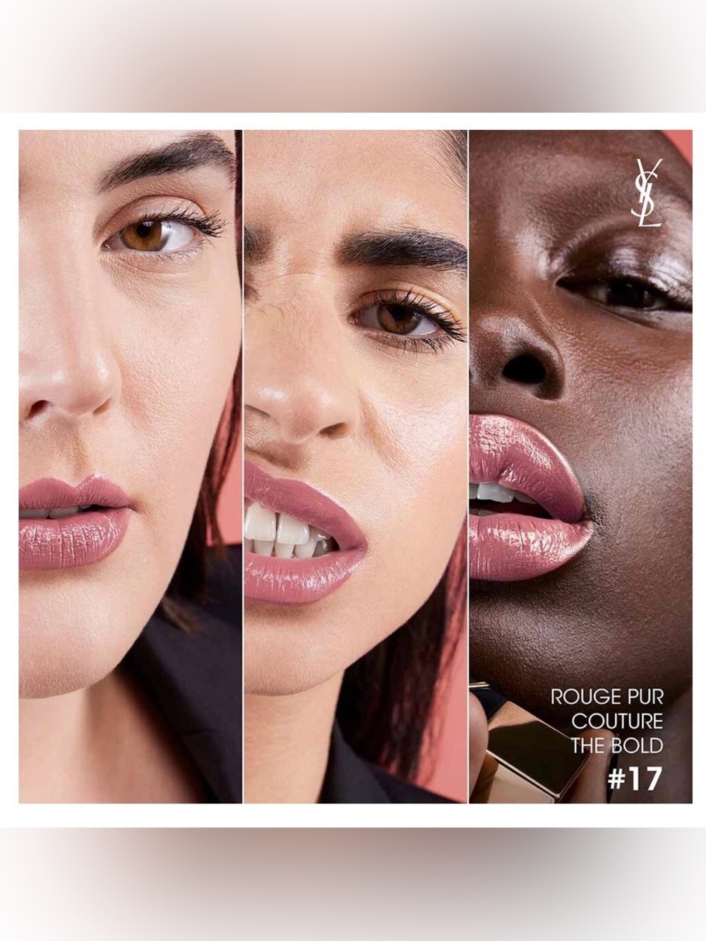 Yves Saint Laurent Rouge Pur Couture The Bold lipstick- 17 Darling nude - Picture 4 of 6